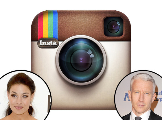 Instagram logo, Jordin Sparks and Anderson Cooper Instagram logo, Jordin Sparks and Anderson Cooper